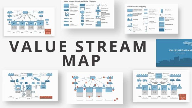 Value Stream Map PowerPoint Diagram