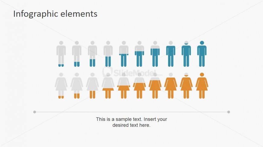 PowerPoint Infographic Clipart for Demographic