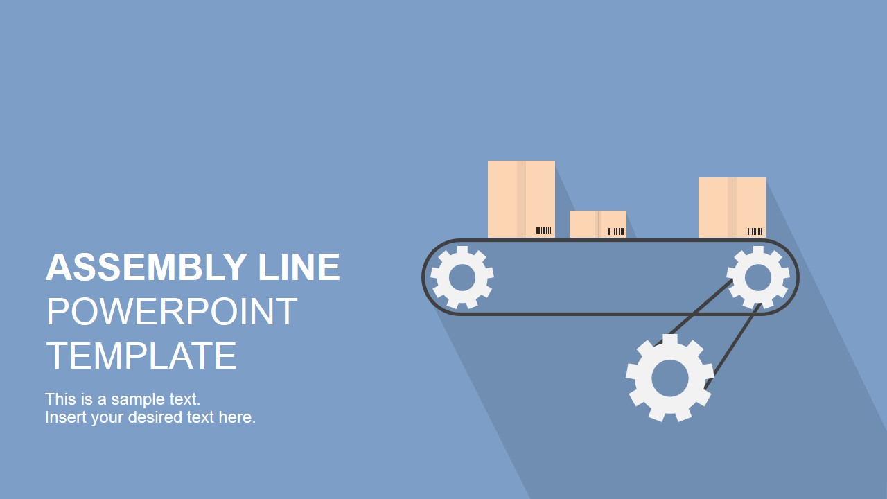 PowerPoint Shapes for Assembly Line Metaphor