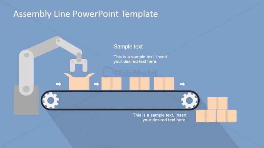 PowerPoint Clipart Assembly Line Scene