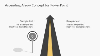 Straight Road Illustration for PowerPoint