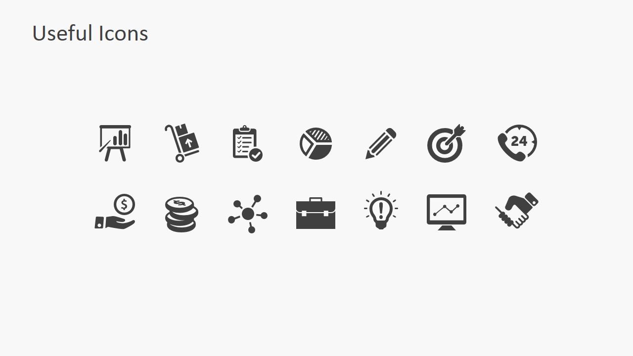 presentation shapes icons