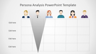 Persona Analysis Slide Matrix in PowerPoint