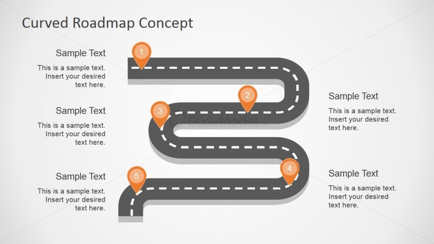 6964-01-curved-roadmap-concept-3 - SlideModel