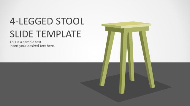 4-Legged Stool PowerPoint Diagram