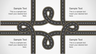 Road Knots PowerPoint Graphic