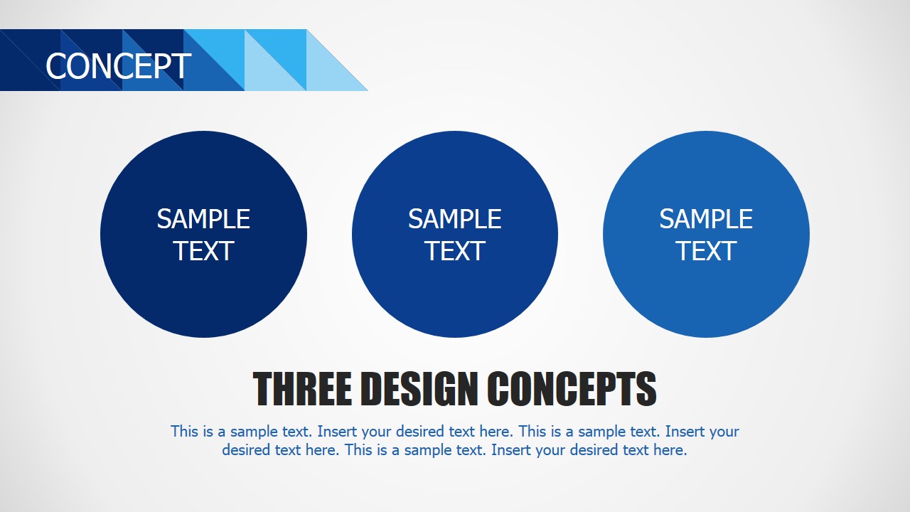 Concept Slide with Three Circles