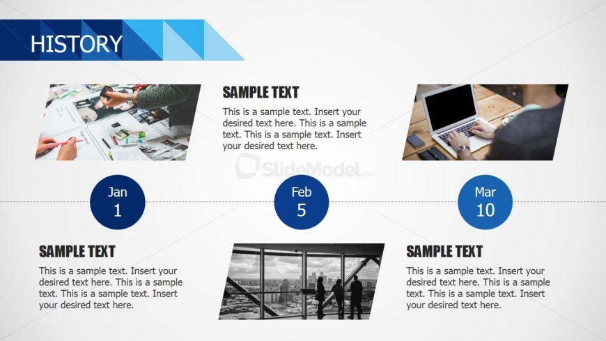 Steps Horizontal Timeline Diagram Ppt Slidemodel Vrogue Co