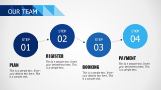 Business Process Three Steps for PowerPoint