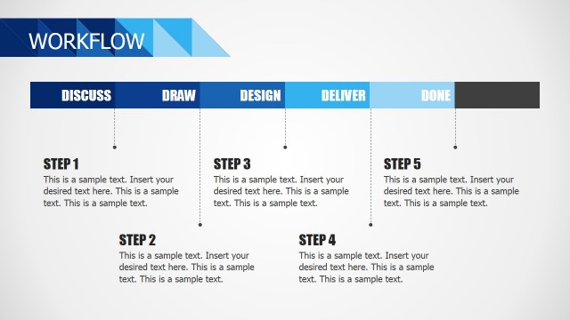 Five Steps Workflow for PowerPoint