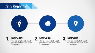 Professional Four Milestones Timeline with Icons