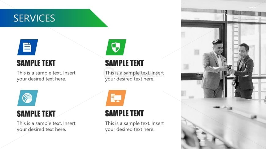 Professional Small Business Infographics Slide Template 