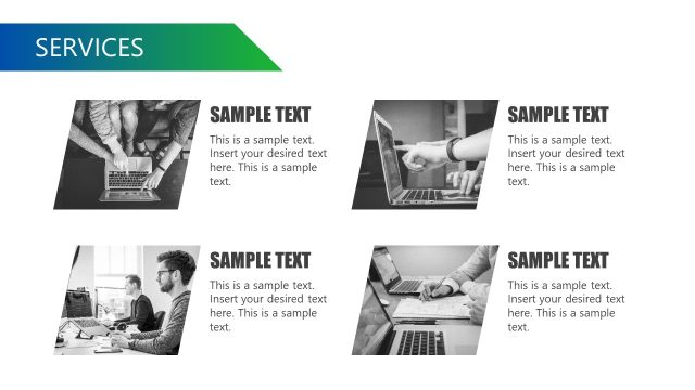 Professional Small Business Template with Gradient Color Scheme