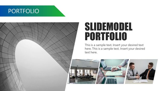 Portfolio Slide with Images – Small Business Template