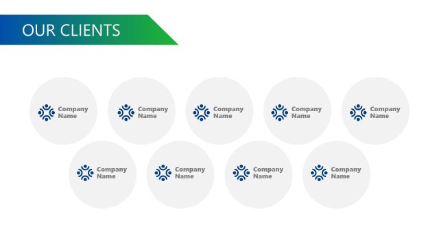 Slide for Presenting Our Clients