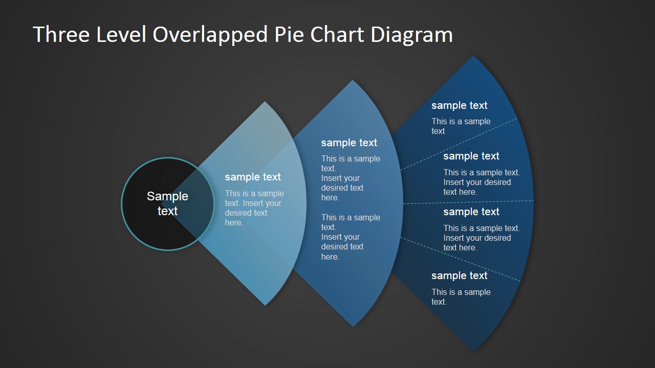 Diagram Chart PowerPoint Pie Overlapped Levels