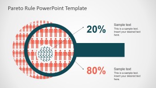 PowerPoint Demographics Shapes Describing Pareto Principle