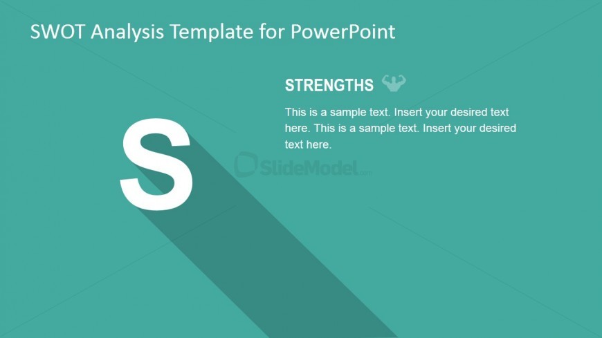 PowerPoint Description Slide for SWOT Strengths