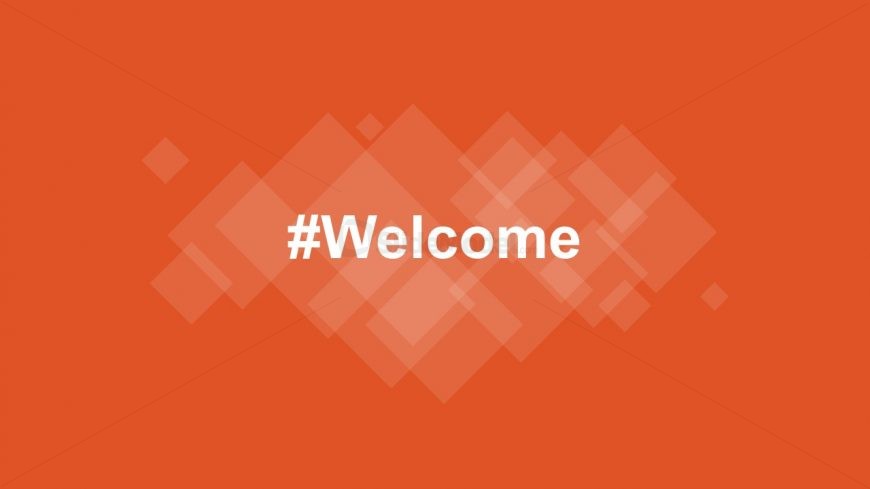 Orange Background Cover Slide