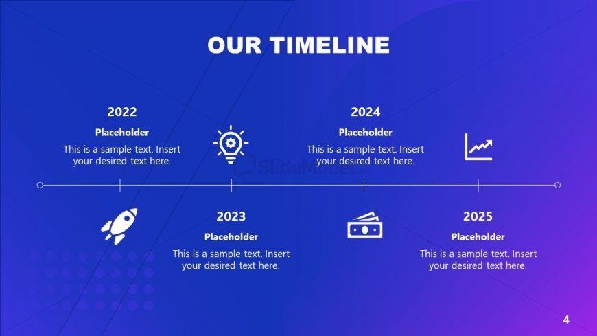 Project Timeline Template Diagram PPT