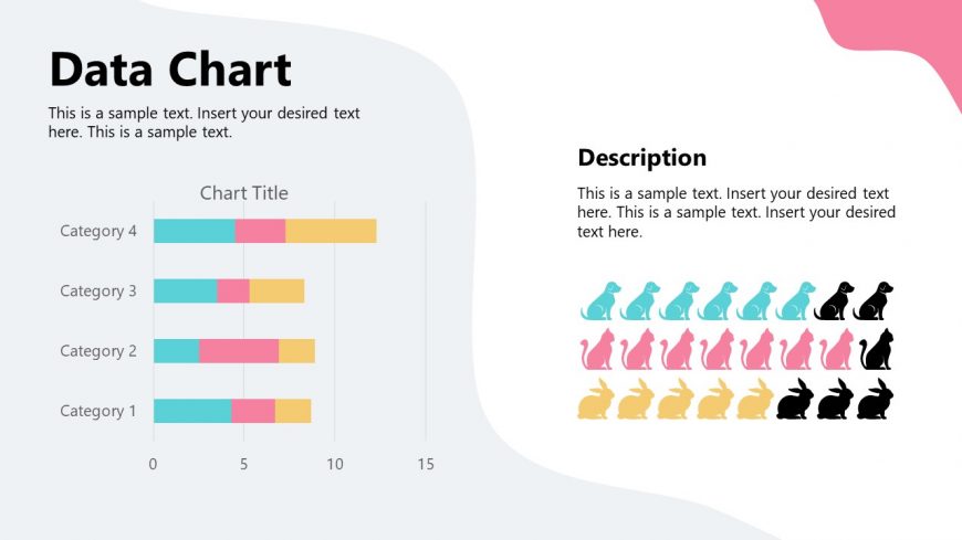 Slide of Vet Clinic Data Chart PowerPoint
