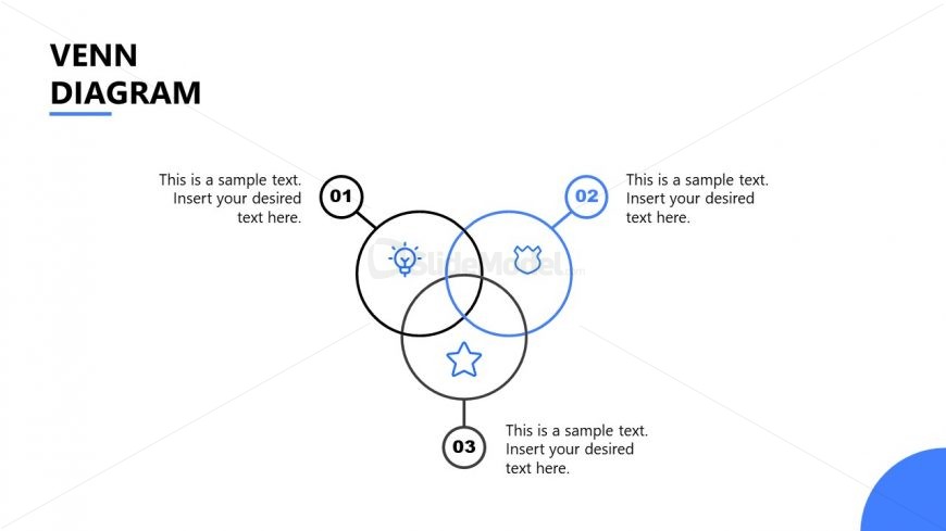 PowerPoint Template for Startup Venn Diagram