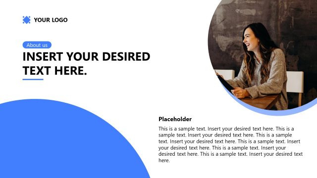 Content Layout Startup Pitch Deck Template