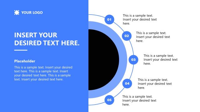 Content Bullet List Startup Pitch Deck Template