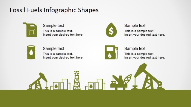 Oil and Gas Consumption PowerPoint Icons