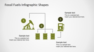 PowerPoint Infographic Featuring Oil Extraction Process