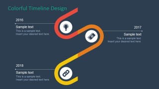 PowerPoint Timeline Three Milestones