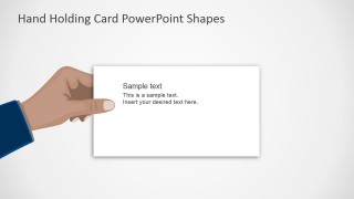 PPT Template Flat Hand Design