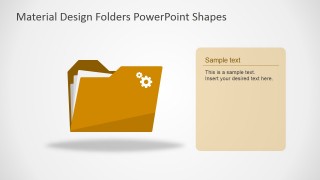 Flat Design PPT Template Shapes