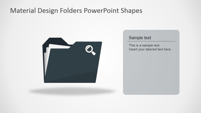PowerPoint Shapes Of Document Folders