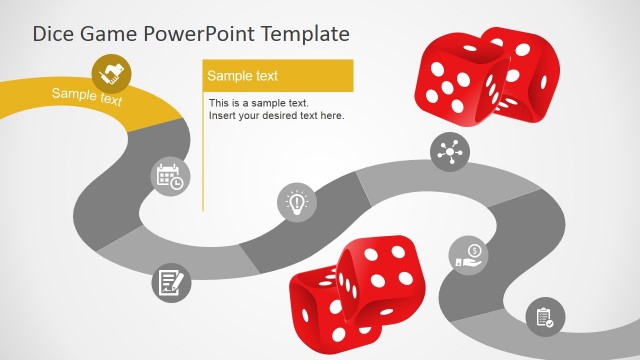Dice Games Theme PowerPoint Template
