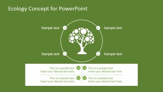 Ecology Circular Diagram Slide Design