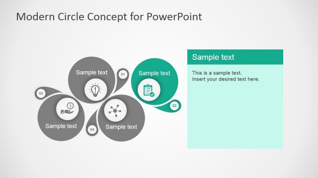 Modern PowerPoint Circle Diagram