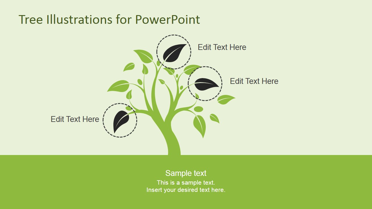 for chart flow powerpoint Illustration Tree PowerPoint Diagrams SlideModel  for