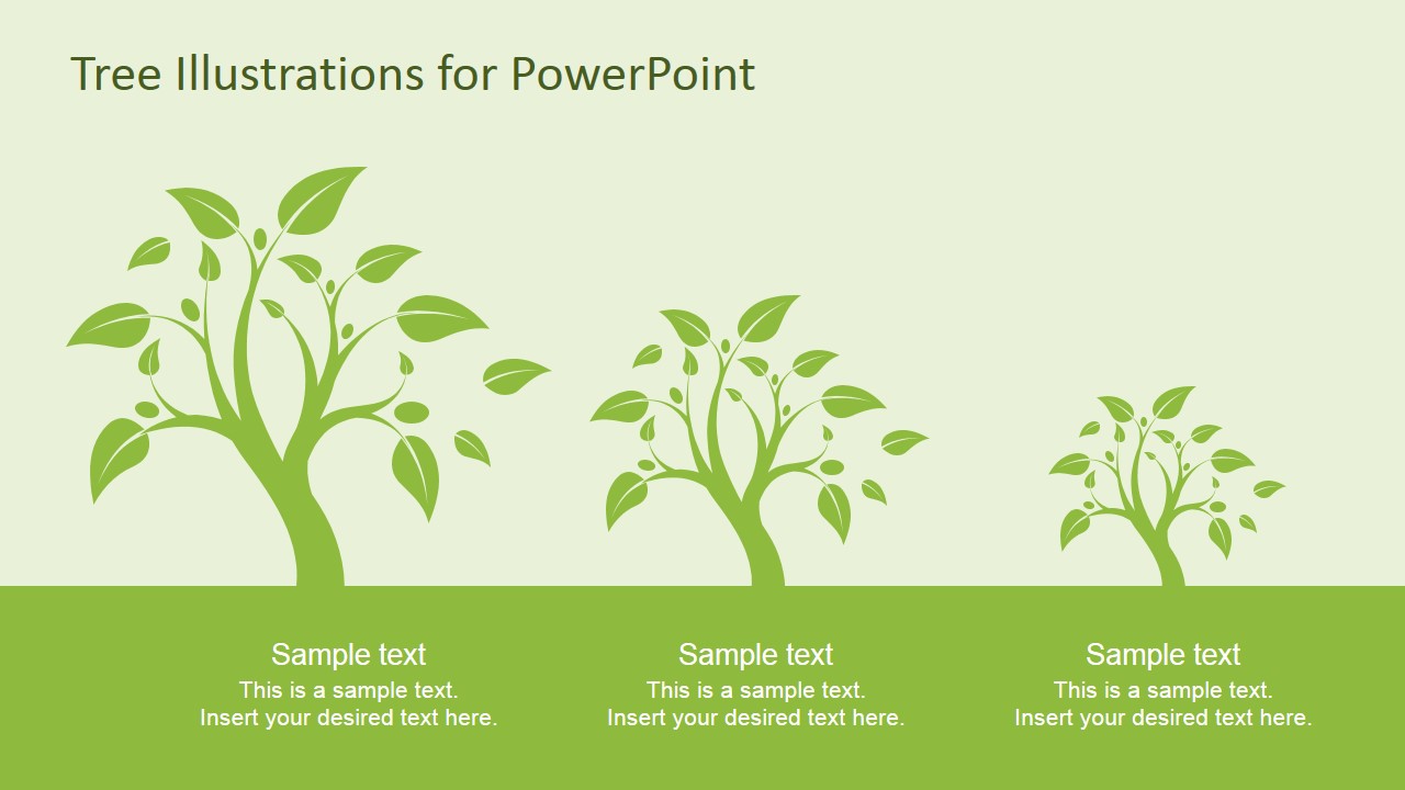 Tree Illustration Diagrams for PowerPoint - SlideModel