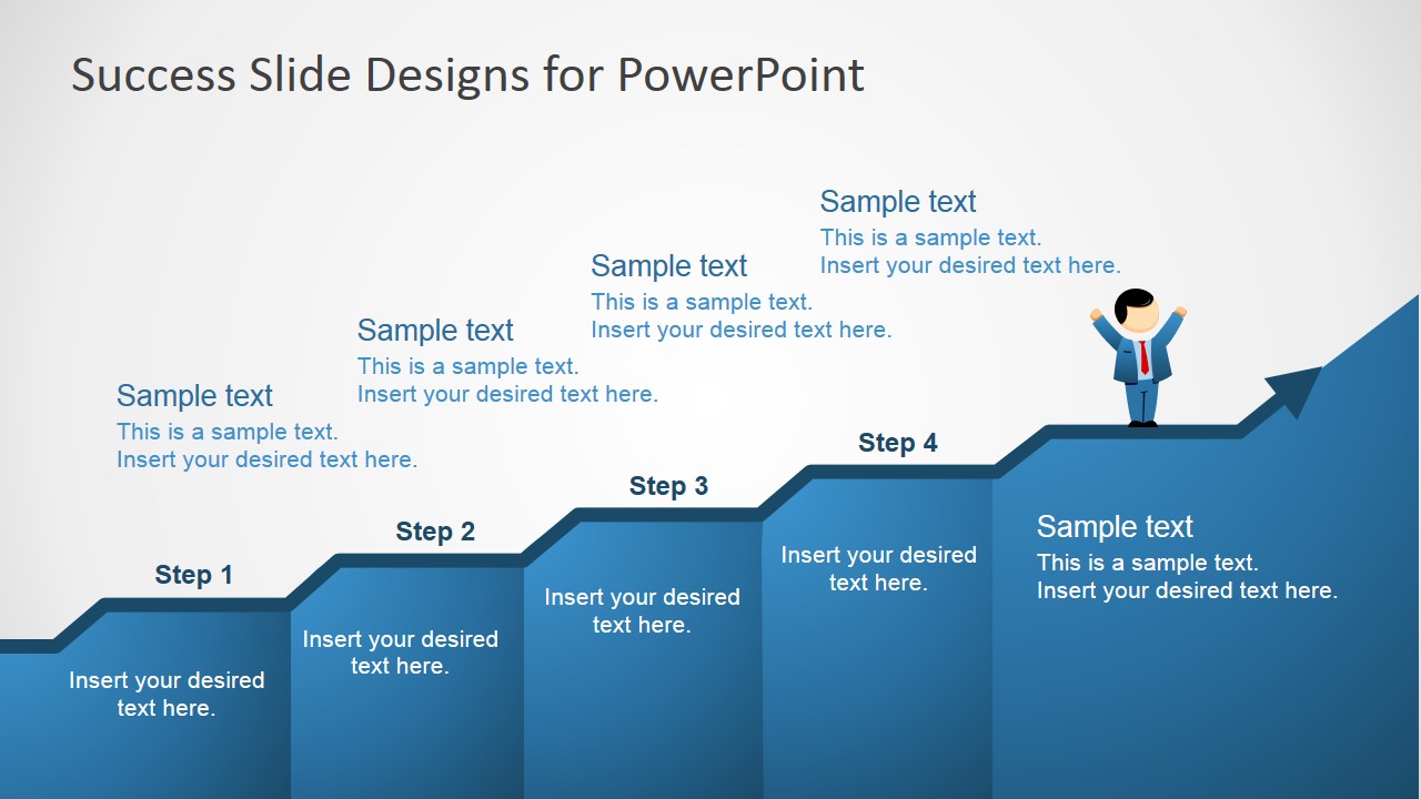 PowerPoint Shapes and Clipart for Success Metaphor