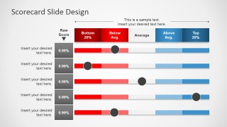 PowerPoint Editable Scorecard Table