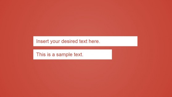 Red Background Slide for Presentation