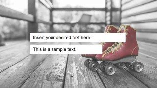 Roller Skates Background PowerPoint