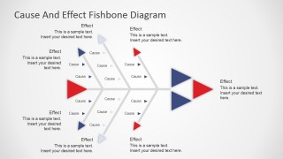 PowerPoint Arrows Fishbone Diagram