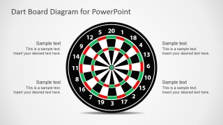 Dartboard Illustration for PowerPoint