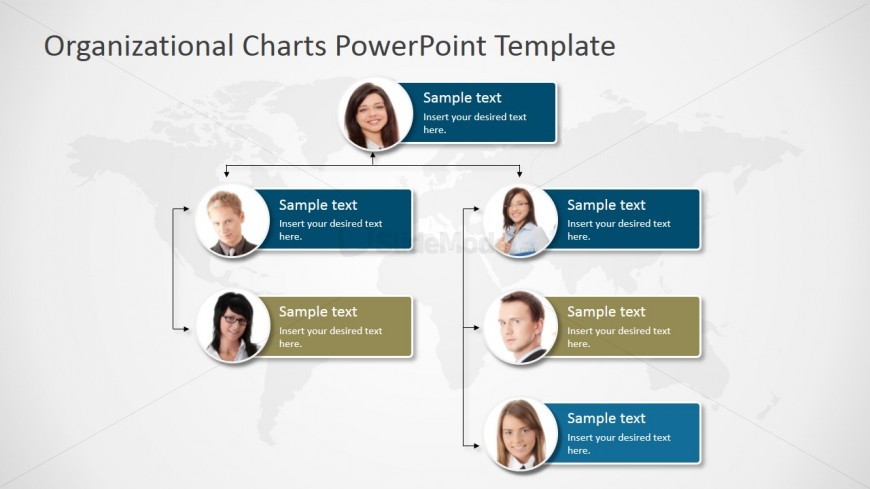 PowerPoint Template Organizational Chart