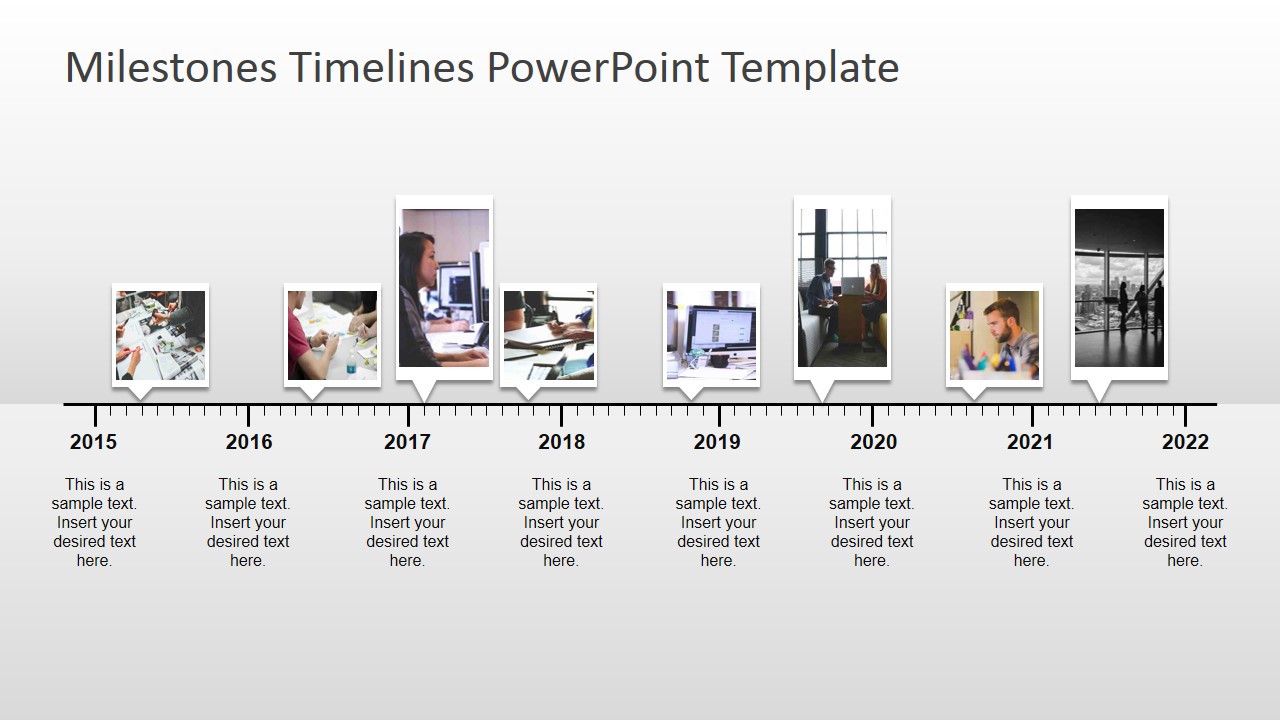 milestones-timeline-powerpoint-template-slidemodel-in-2021-bank2home