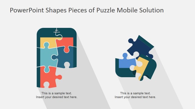 Puzzle PowerPoint Mobile Phone