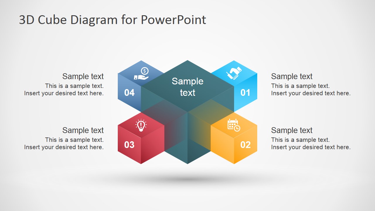 Cubes Diagram Design For Presentations Slidemodel 9711