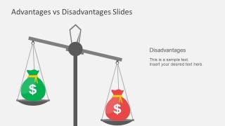 PowerPoint Business Presentations Advantage Disadvantage